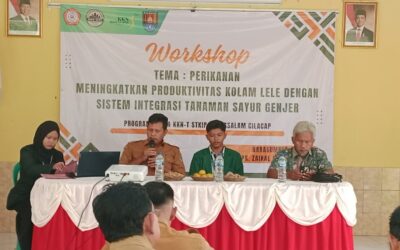 Mahasiswa KKN STKIP Darussalam Cilacap Gelar Workshop Perikanan di Desa Bener: Dorong Integrasi Budidaya Lele dan Tanaman Genjer