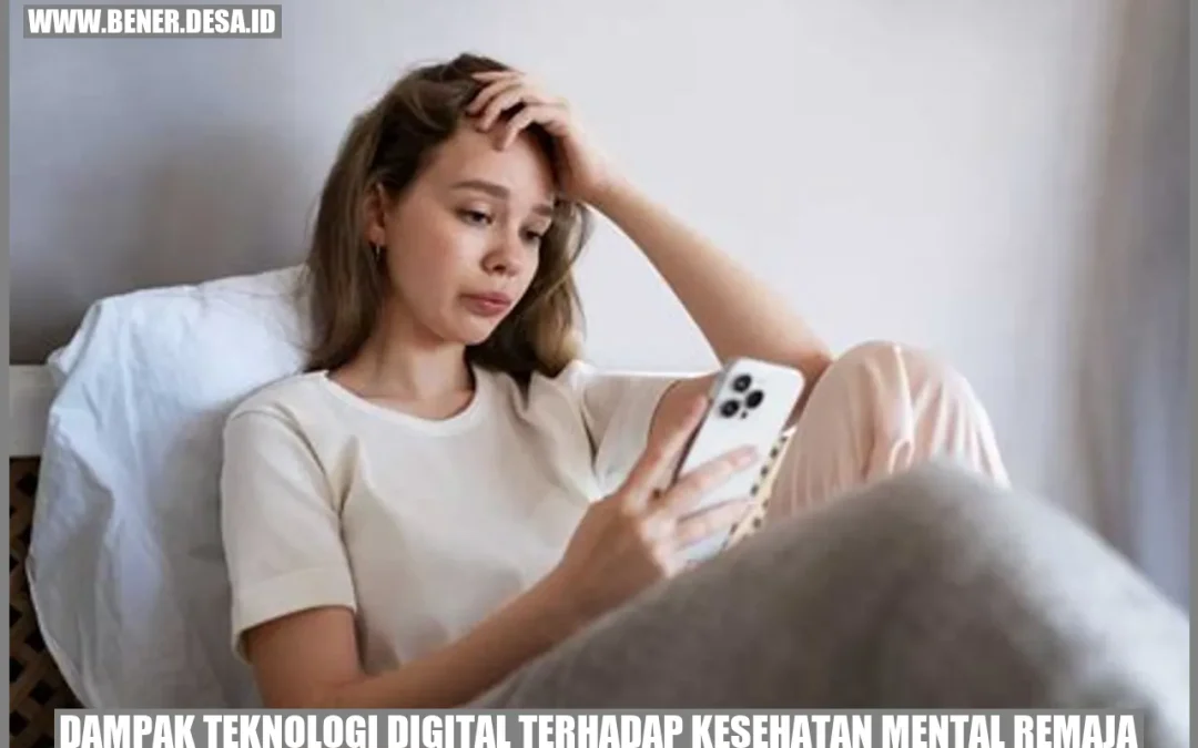 Kemunduran Mental Remaja oleh Digital!