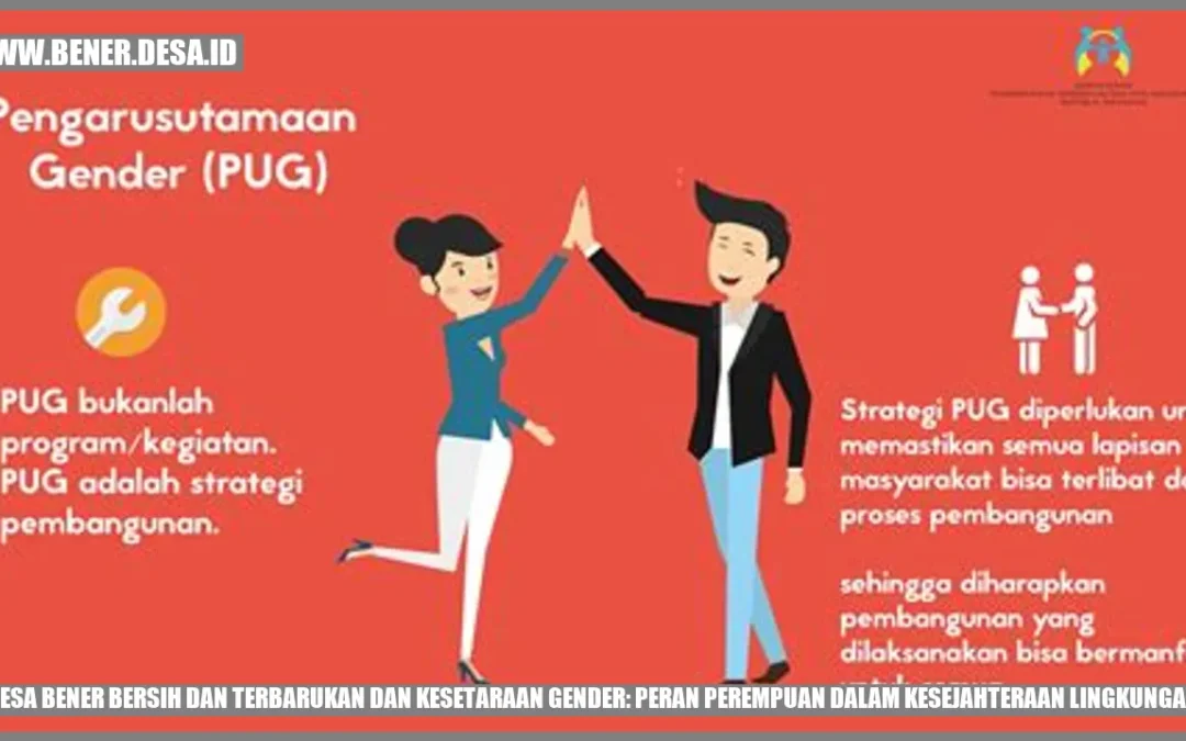 Desa Bener Bersih dan Terbarukan dan Kesetaraan Gender: Peran Perempuan dalam Kesejahteraan Lingkungan