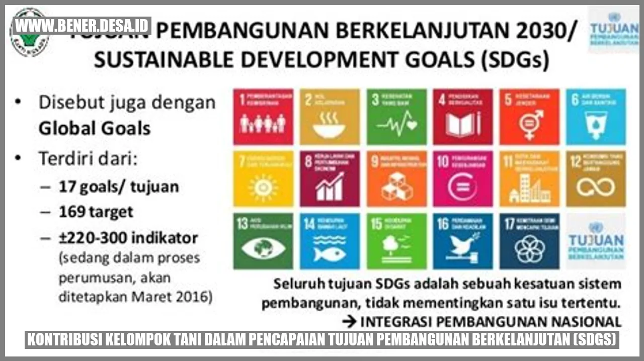 Kontribusi Kelompok Tani dalam Pencapaian Tujuan Pembangunan Berkelanjutan (SDGs)