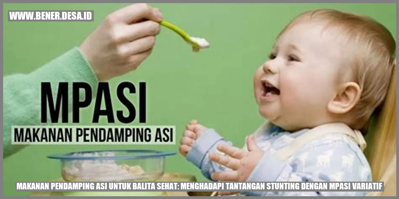 Gambar Makanan Pendamping ASI untuk Balita Sehat