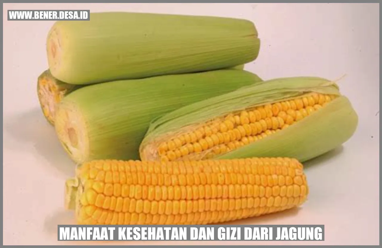 Manfaat Kesehatan dan Gizi dari Jagung