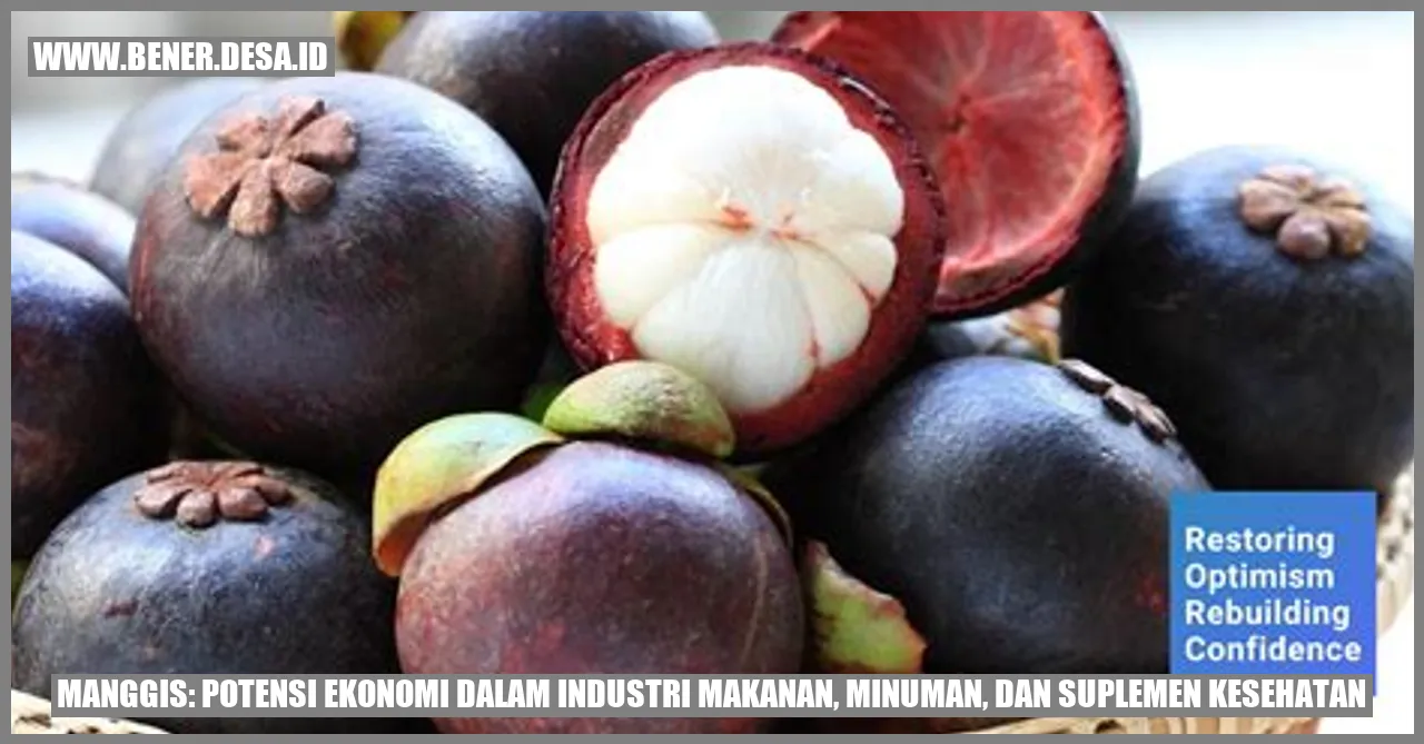 Manggis: Potensi Ekonomi dalam Industri Makanan, Minuman, dan Suplemen Kesehatan