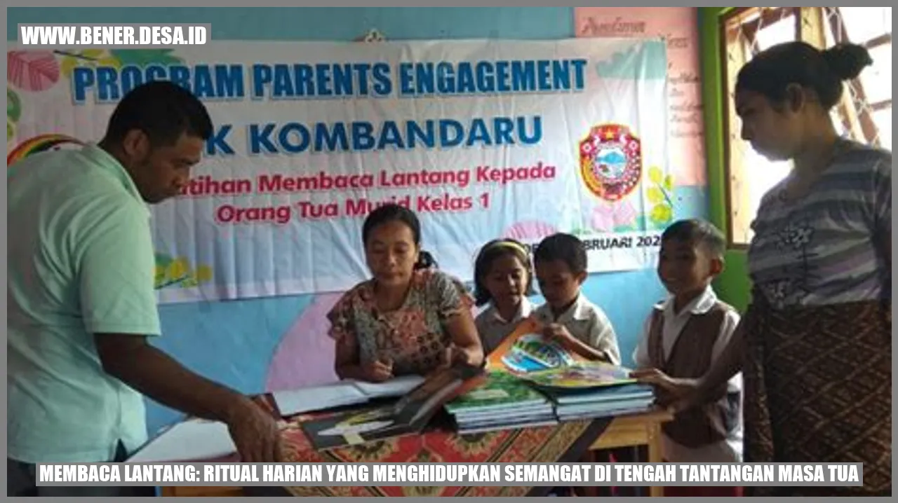 Membaca Lantang: Ritual Harian yang Menghidupkan Semangat di Tengah Tantangan Masa Tua