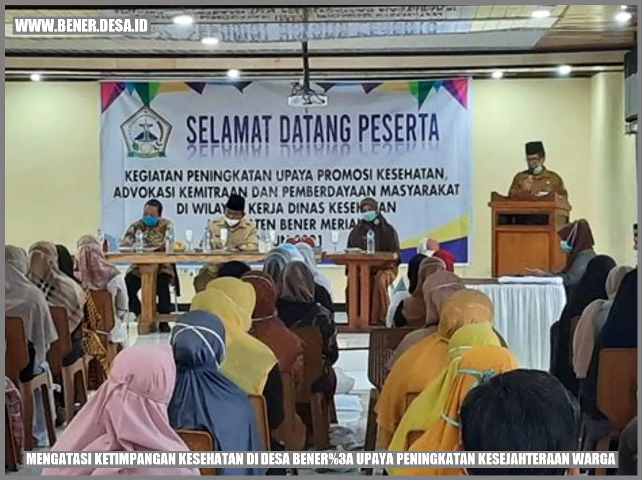 Puskesmas dan Posyandu di Desa Bener