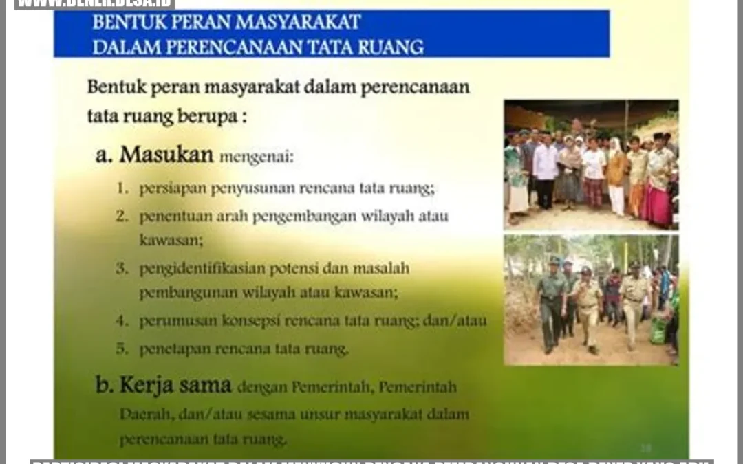 Partisipasi Masyarakat dalam Menyusun Rencana Pembangunan Desa Bener yang Adil