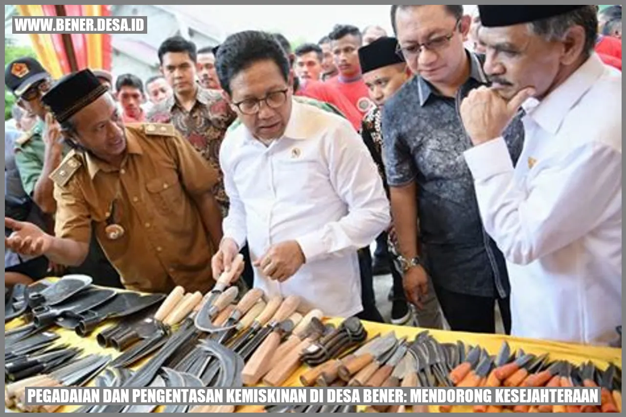 Pegadaian dan Pengentasan Kemiskinan di Desa Bener: Mendorong Kesejahteraan