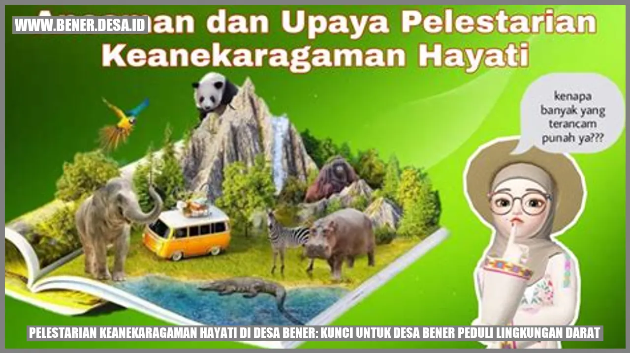 Pelestarian Keanekaragaman Hayati di Desa Bener: Kunci untuk Desa Bener Peduli Lingkungan Darat