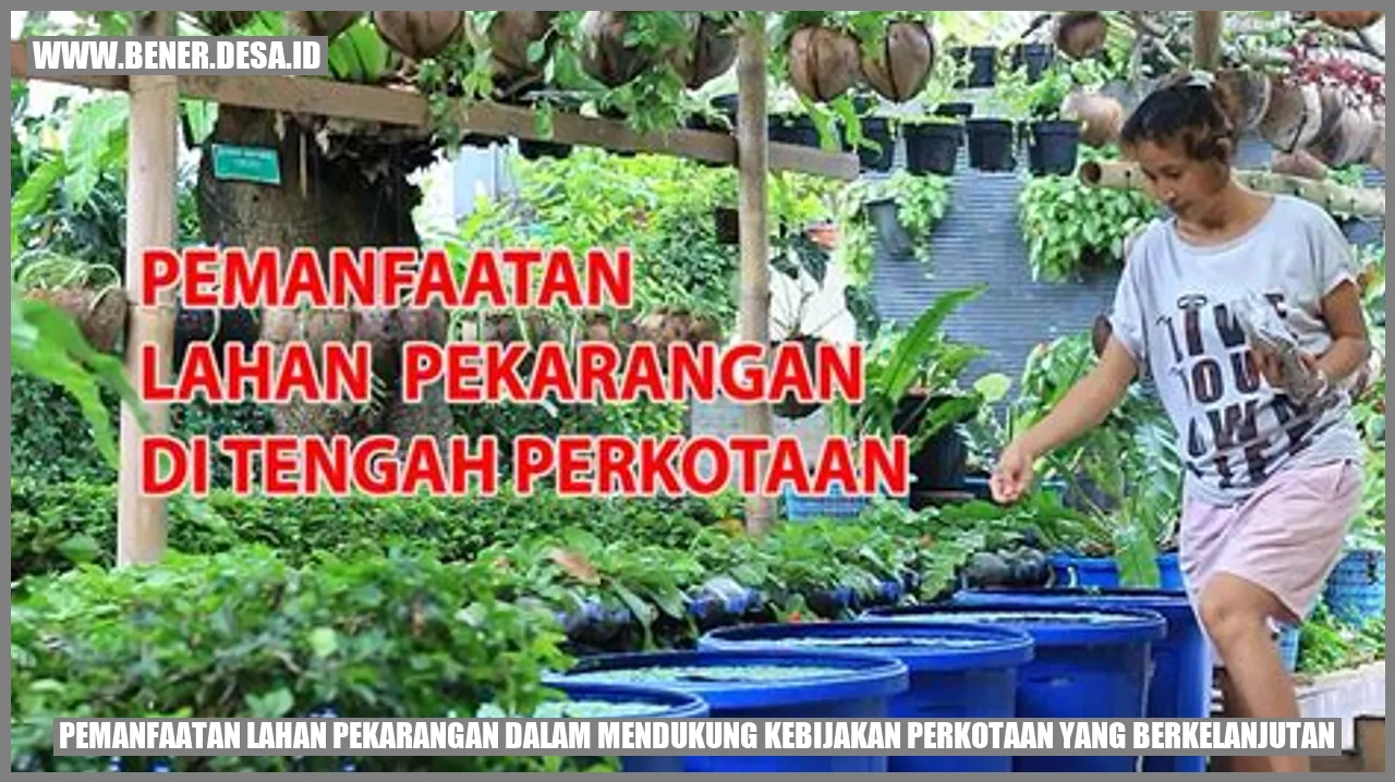 Lahan Pekarangan