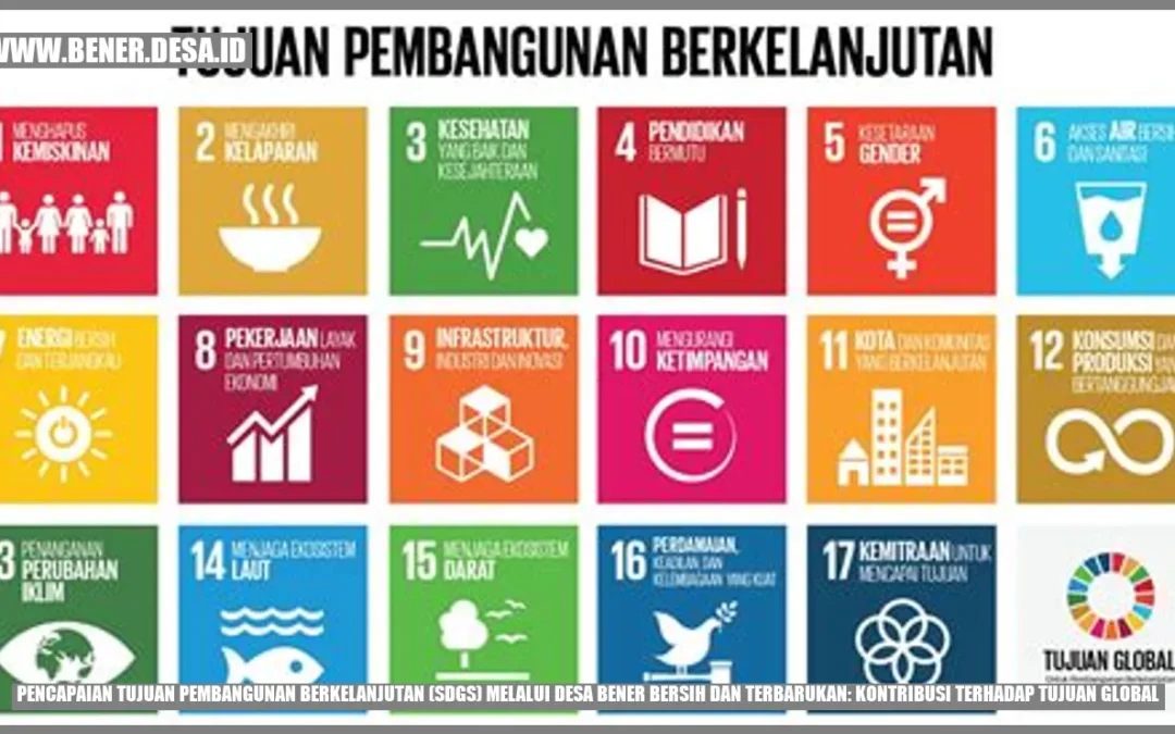 Pencapaian Tujuan Pembangunan Berkelanjutan (SDGs) melalui Desa Bener Bersih dan Terbarukan: Kontribusi terhadap Tujuan Global