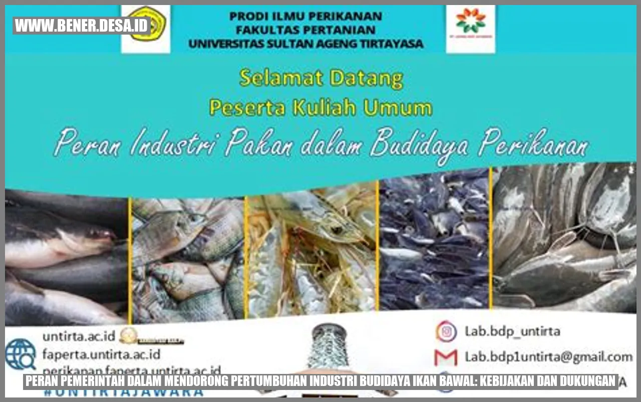 Peran Pemerintah dalam Mendorong Pertumbuhan Industri Budidaya Ikan Bawal: Kebijakan dan Dukungan