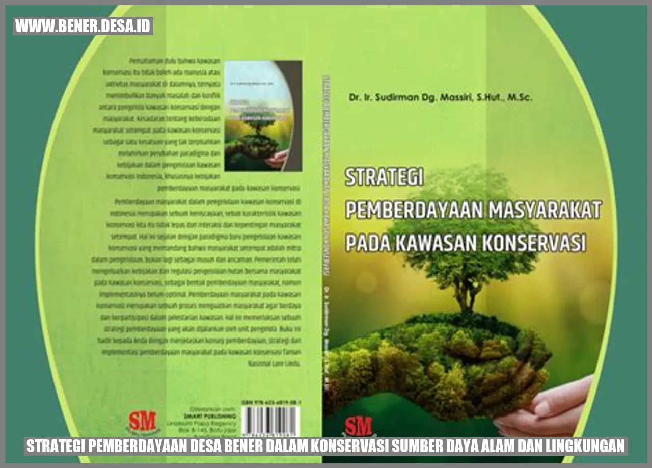 Gambar strategi pemberdayaan Desa Bener dalam konservasi sumber daya alam dan lingkungan